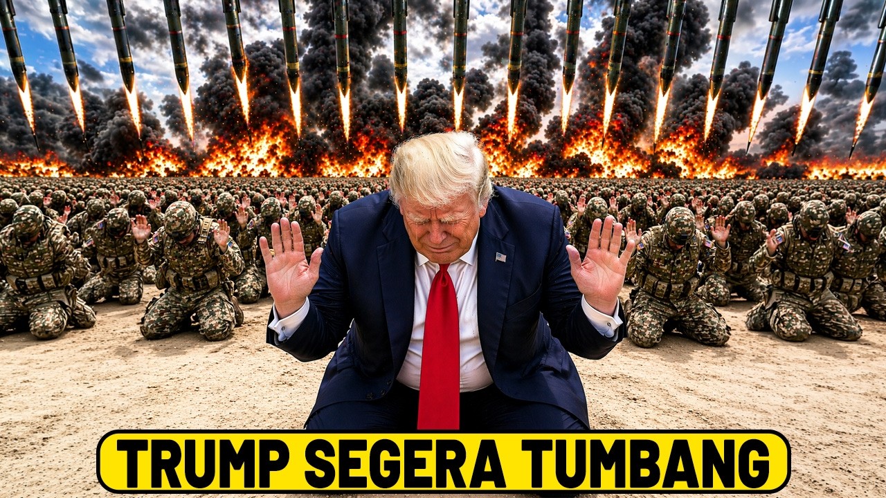 AKHIRNYA TRUMP BERTEKUK LUTUT?! Kemenangan Iran Didepan Mata, Militer AS Mundur!