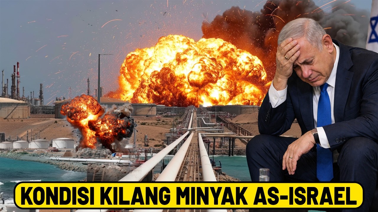 PERTAHANAN AS-ISRAEL GAGAL, PUSAT KILANG MINYAK MEMBARA! Krisis Energi Global Sudah Dimulai