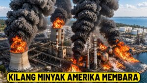 IRGC HANCURKAN KILANG MINYAK AS! Ledakan Masif Tak Tertolong Lagi